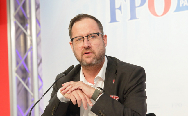 FPÖ-Generalsekretär Christian Hafenecker.