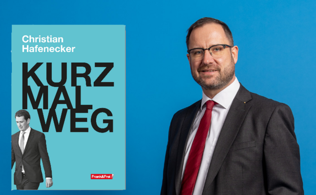 Christian Hafenecker und sein neues Buch KURZ MAL WEG