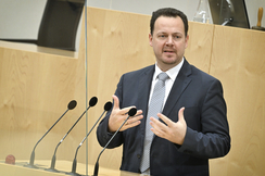 FPÖ-Gesundheitssprecher Gerhard Kaniak im Parlament.