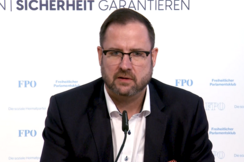 FPÖ-U-Ausschuss-Fraktionsführer Christian Hafenecker.