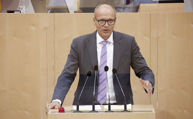 FPÖ-Justizsprecher Harald Stefan im Nationalrat.