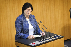 FPÖ-Familiensprecherin Rosa Ecker im Nationalrat.