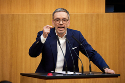 FPÖ-Bundesparteiobmann Herbert Kickl im Parlament.