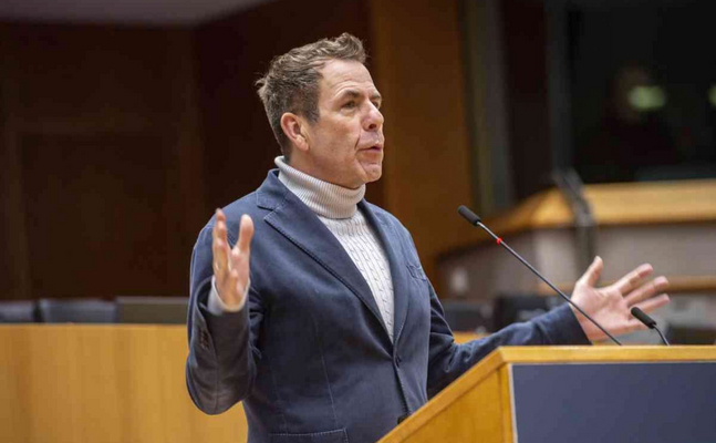 FPÖ-EU-Delegationsleiter Harald Vilimsky im Europäischen Parlament.