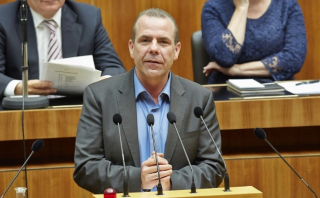 FPÖ-EU-Delegationsleiter Harald Vilimsky im Nationalrat.