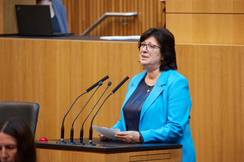 FPÖ-Familiensprecherin Rosa Ecker im Hohen Haus.