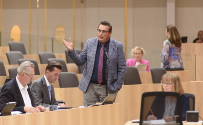 FPÖ-Bundesrat Christoph Steiner im Bundesrat.