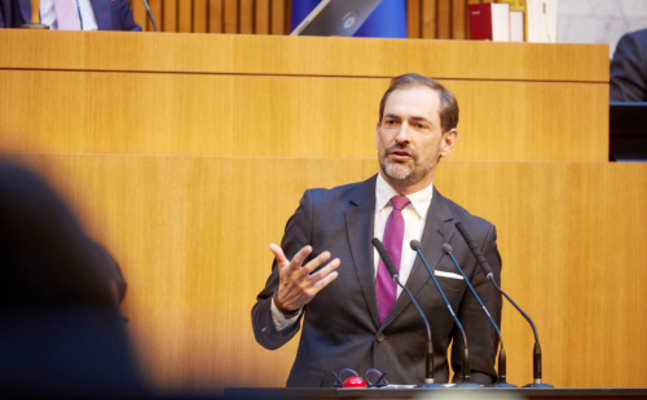 FPÖ-Behindertensprecher Christian Ragger im Nationalrat.