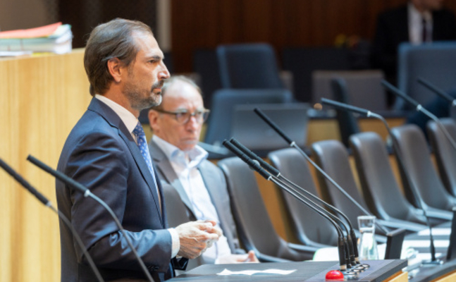 FPÖ-Behindertensprecher Christian Ragger im Nationalrat.