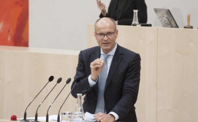 FPÖ-Justizsprecher Harald Stefan im Parlament.