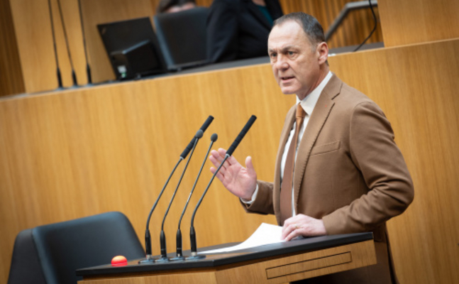 FPÖ-Konsumentenschutzsprecher Peter Wurm im Nationalrat.