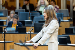 FPÖ-Europasprecherin Petra Steger im Nationalrat.