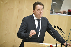 FPÖ-Wirtschaftssprecher Erwin Angerer im Hohen Haus.