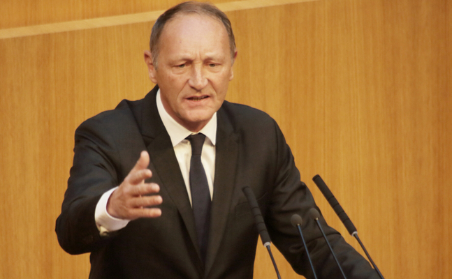 FPÖ-Wirtschaftssprecher Axel Kassegger im Hohen Haus.