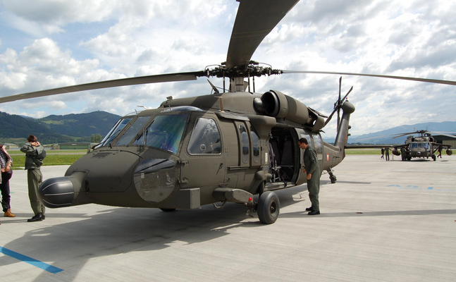 "Black Hawk"-Transporthubschrauber des Bundesheeres.