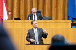 FPÖ-Gesundheitssprecher Gerhard Kaniak im Parlament.